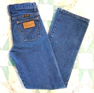 Boys Cowboy Cut Wrangler Jeans Size 12